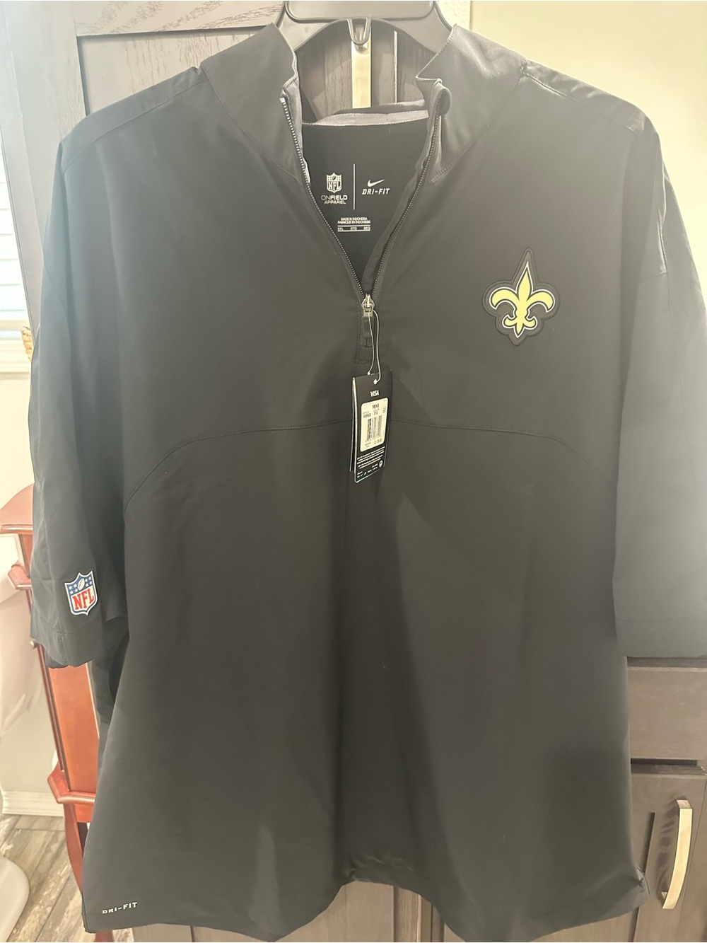 Men’s Nike DryFit New Orleans Saints Pullover Sz 3XL NWT!